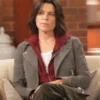 Scream 7 Neve Campbell Grey Suede Jacket
