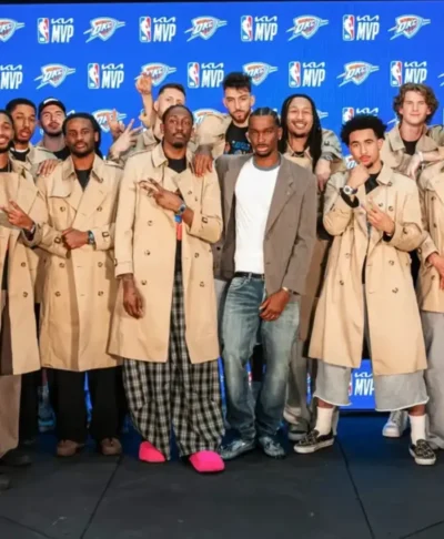 Shai Gilgeous-Alexander x Burberry Trench Coat MVP Gift