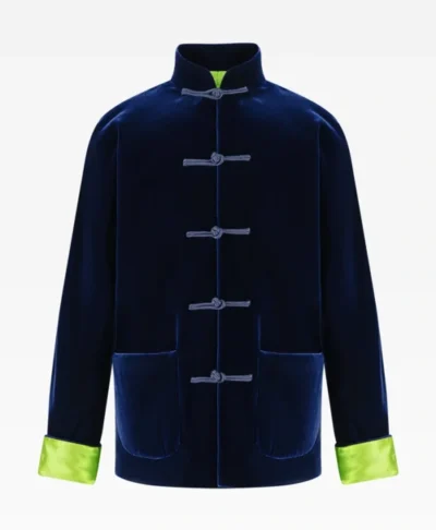 Shanghai Tang Navy Blue Jacket