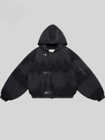 Shinzo Shige 15oz Canvas Clasp Bomber Jacket