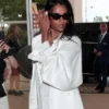 Simone Ashley Arriving Nice Airport 2026 Coat