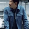Simu Liu Copenhagen Test Blue Jacket