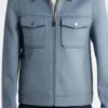 Simu Liu Copenhagen Test Blue Jacket