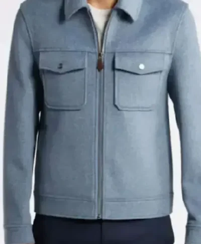 Simu Liu Copenhagen Test Blue Jacket