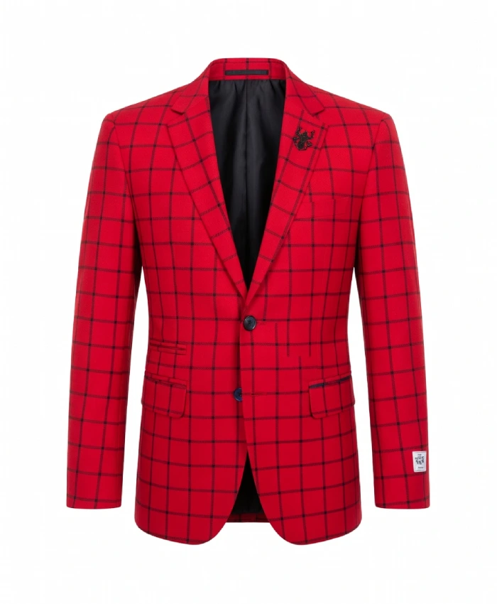 Spider Man Red Tuxedo Suit