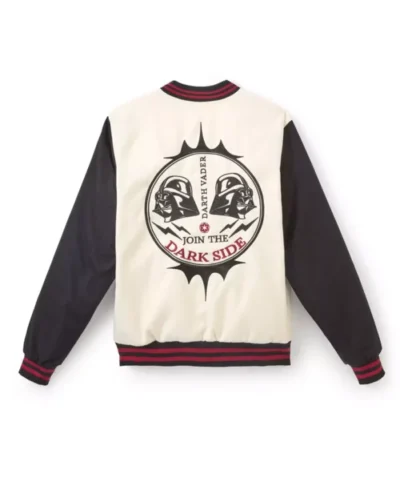 Star Wars Darth Vader White Varsity Jacket