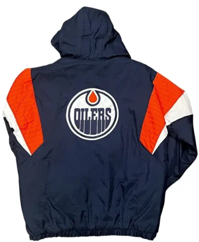 Starter Edmonton Oilers Hooded Jacket Stylish NHL Fan Gear