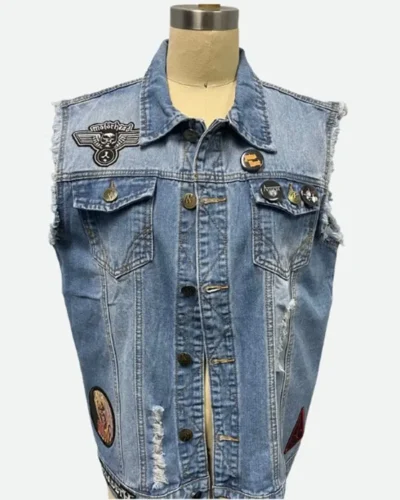 Stranger Things Eddie Munson Retro Denim Vest