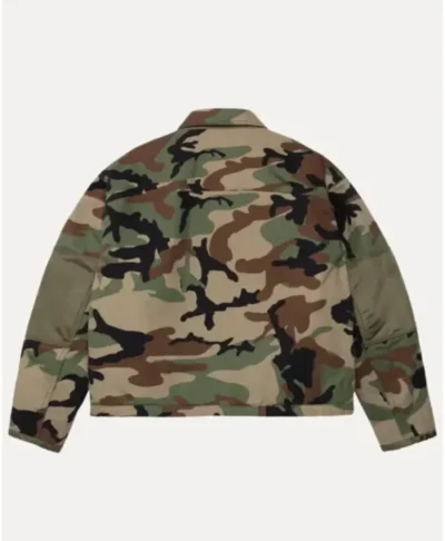 Stussy Woodland Camo Utility Work Jacket