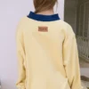 Summerland Two Tone Mockneck Sweatshirt