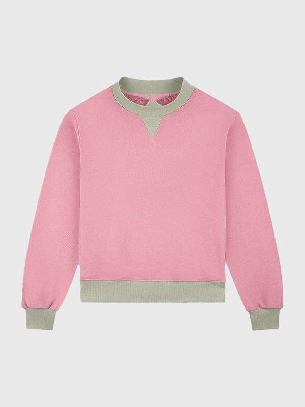 Summerland Two Tone Mockneck Sweatshirt