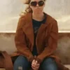 Supergirl 2026 Milly Alcock Brown Coat