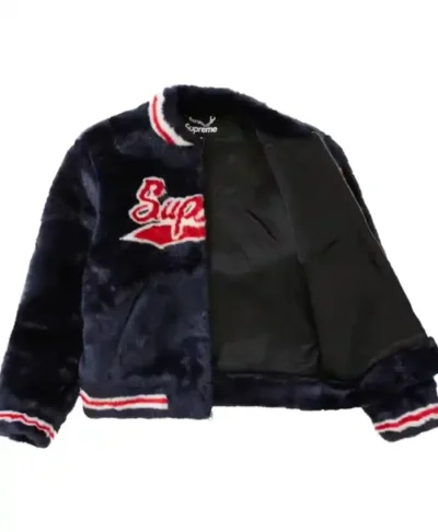 Supreme Faux Fur Varsity Street Jacket