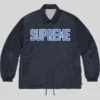 Supreme Spellout Coaches Blue Jacket