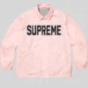 Supreme Spellout Coaches pink Jacket