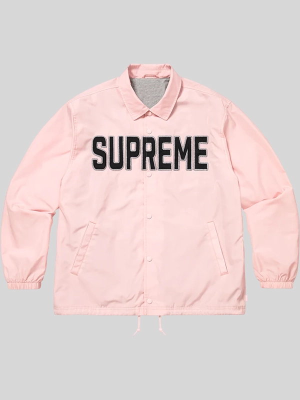 Supreme Spellout Coaches pink Jacket
