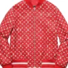 Supreme x Louis Vuitton Leather Baseball Jacket Edition