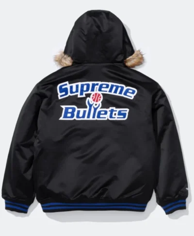 Supreme x Mitchell & Ness Washington Bullets Hooded Jacket
