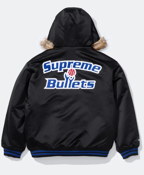 Supreme x Mitchell & Ness Washington Bullets Hooded Jacket