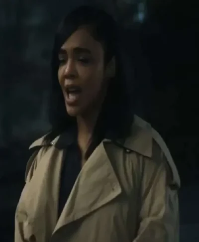 Tessa Thompson His & Hers Beige Coat