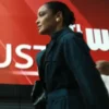 Tessa Thompson His & Hers Blue Coat