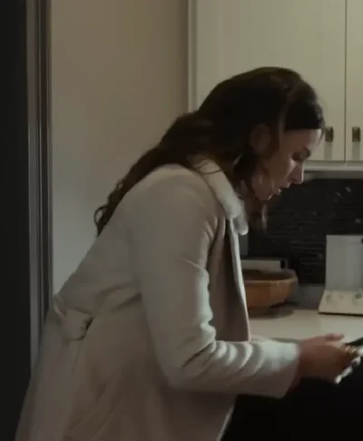 The Night Agent S03 Genesis Rodriguez Wool Coat