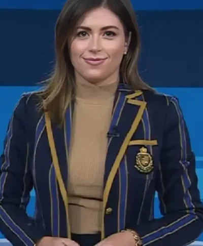 The Today Show Chloe Melas Striped Blazer