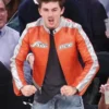 Timothée Chalamet NY Knicks Playoffs Avirex Leather Jacket