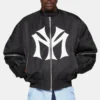 Timothée Chalamet SNL Afterparty NY Yankees Jacket