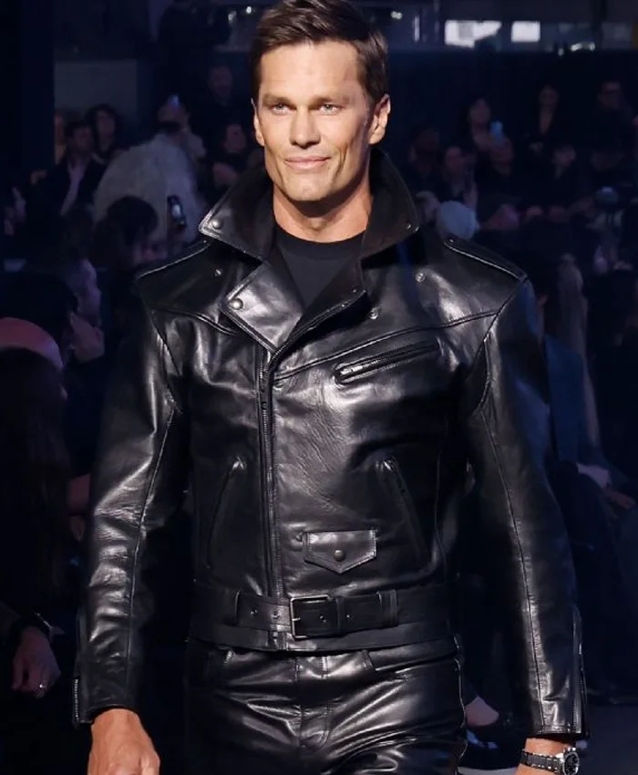 Tom Brady Debut For Gucci Black Jacket