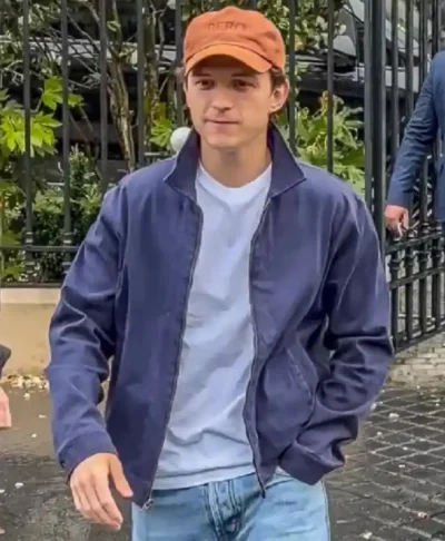 Tom Holland Paris 2026 Blue Jacket