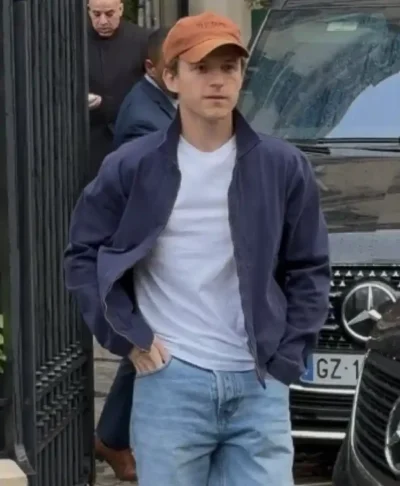 Tom Holland Paris 2026 Blue Jacket