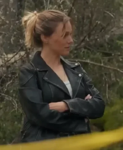 Tracy Spiridakos Anna Pigeon S01 Black Leather Jacket