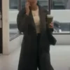 Tricia Helfer Anna Pigeon S01 Wool Coat