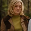 You’re Killing Me S01 Amalia Williamson Brown Suede Jacket