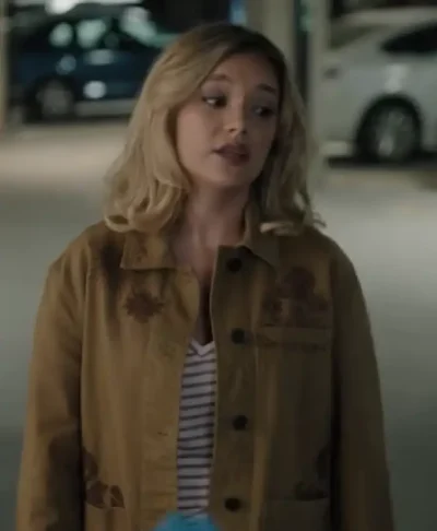 You’re Killing Me S01 Amalia Williamson Brown Trucker Jacket