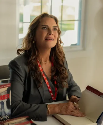 You’re Killing Me S01 Brooke Shields Charcoal Grey Blazer
