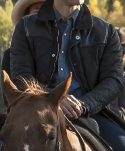 buy Dutton Ranch S01 Wes Bentley Black Jacket