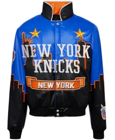 buy Karl-Anthony Towns Jeff Hamilton NY Knicks Skyline Jacket
