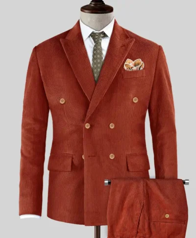 buy Mens Best Burnt Sienna Corduroy Suit