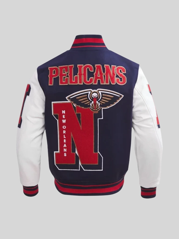 buy Now New Orleans Pelicans Mashup Varsity Jacket