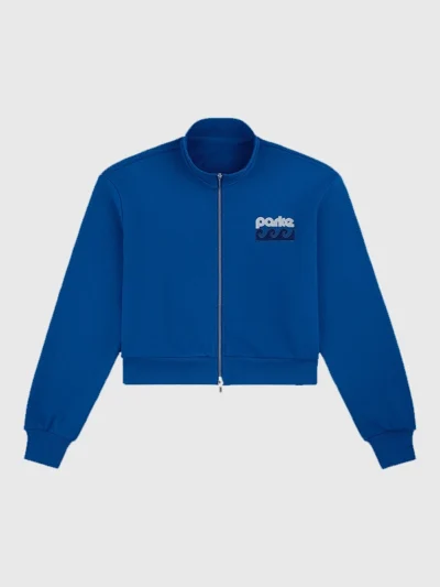 buy Parke Summerland Zip Up Blue Jacket