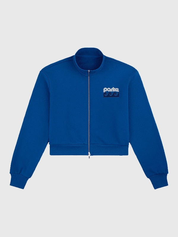 buy Parke Summerland Zip Up Blue Jacket
