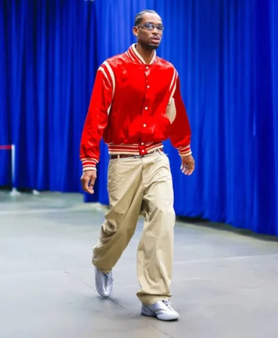 buy SGA Pop-Color Red Polo Ball Jacket