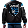 buy San Jose Earthquakes Leather Bomber Jacket
