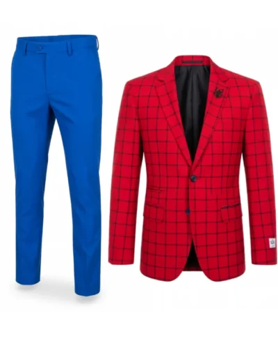 buy Spider Man Red Tuxedo Suit