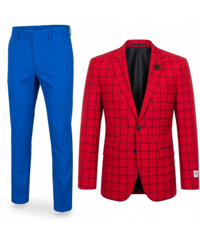 buy Spider Man Red Tuxedo Suit