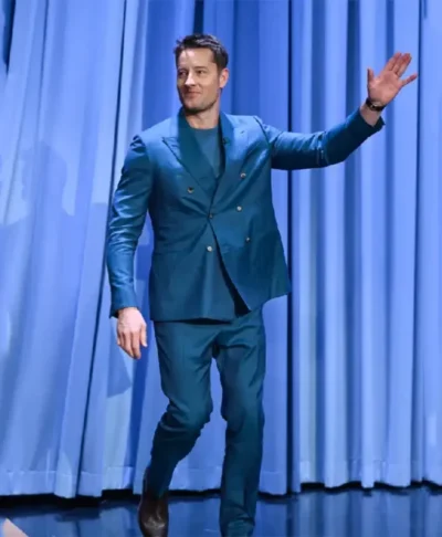 buy The Tonight Show S13 Justin Hartley Blue Suit