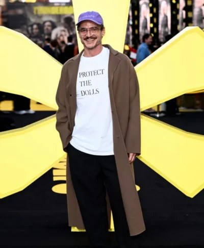 buy Thunderbolts Pedro Pascal Brown Trench Coat