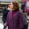 buy now An Alpine Holiday Ashley Williams Purple Coat